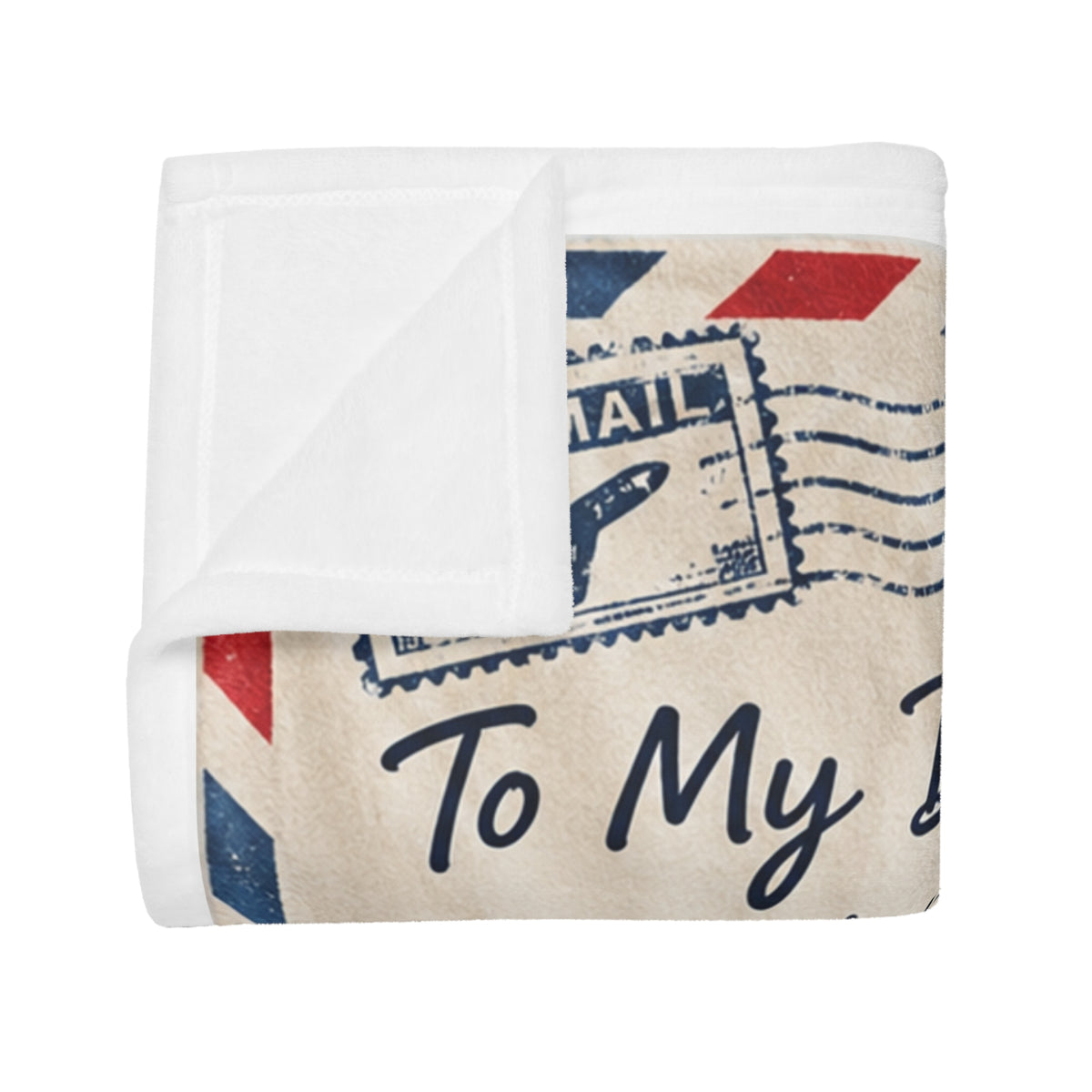 To My Daughter Inspirational Plush Fleece Blanket – Encouragement Gift from Mom